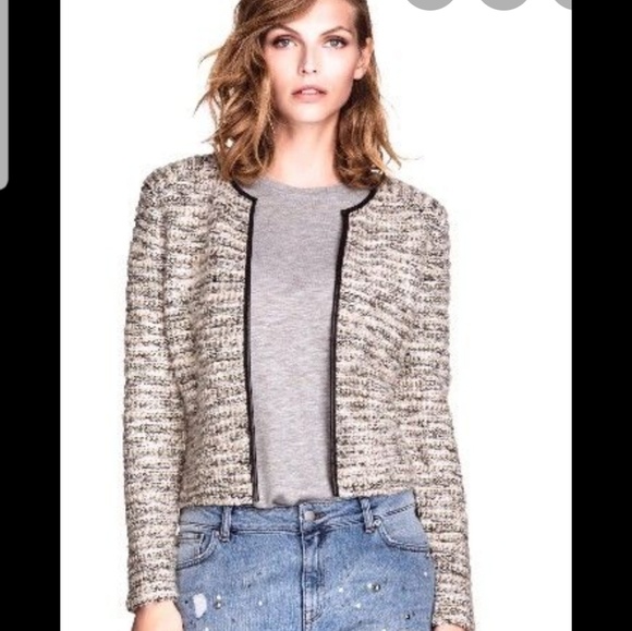 H&M Jackets & Blazers - H&M Sparkle Boucle Jacket L